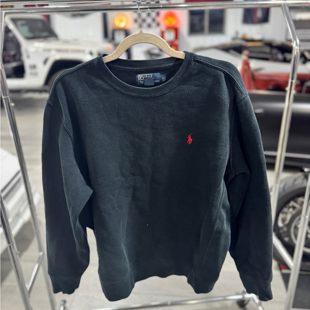 Polo by Ralph Lauren Classic Black Crewneck Sweater